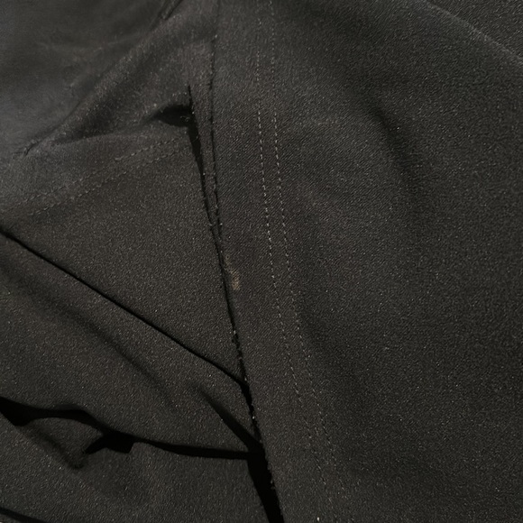 Lulus Song of Love Off the Shoulder Maxi Dress, Navy, L - Picture 8 of 8